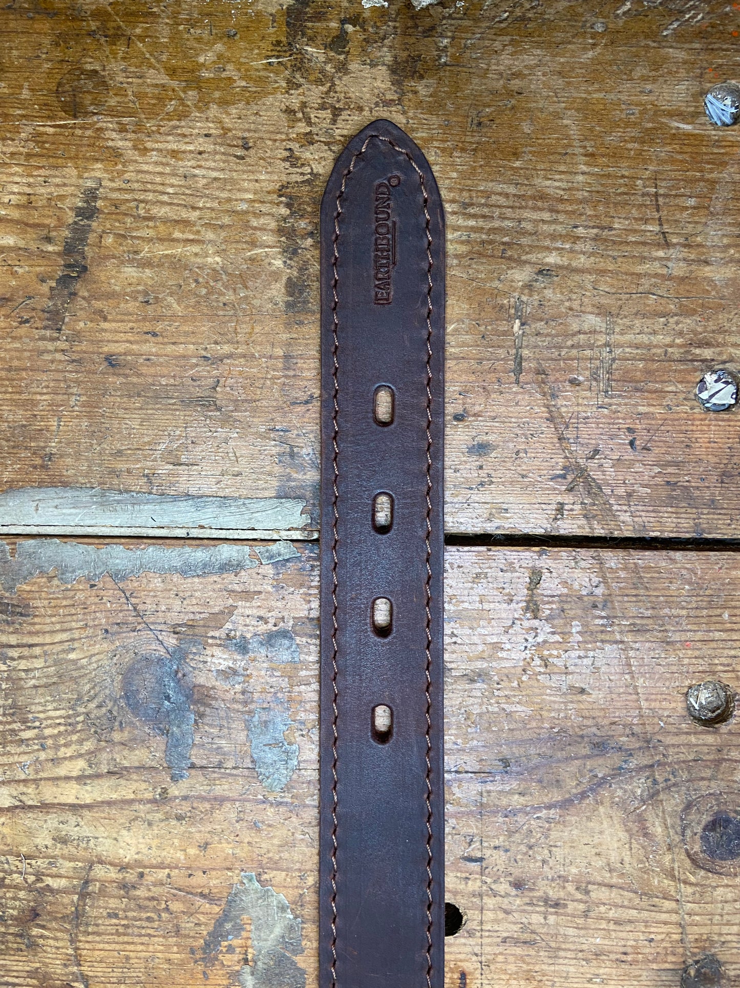 Earthbound, Ox Leather Collar, Brown