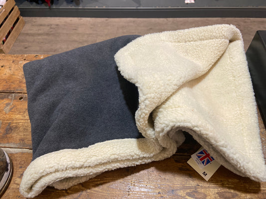 Earthbound, Sherpa Pet Blanket, Charcoal