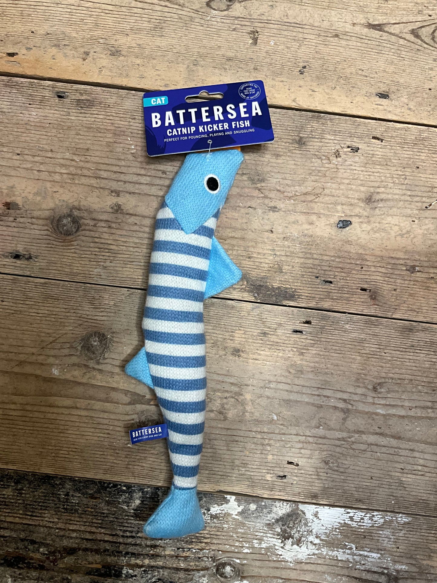 Rosewood, Battersea Catnip Kicker Fish, Stripe