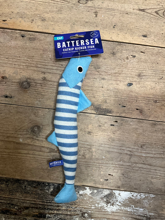 Rosewood, Battersea Catnip Kicker Fish, Stripe