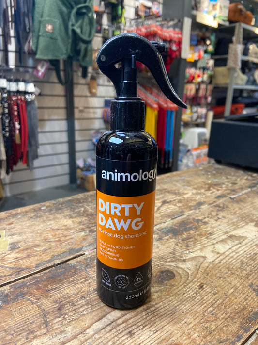 Animology. Dirty Dawg No Rinse Shampoo Spray