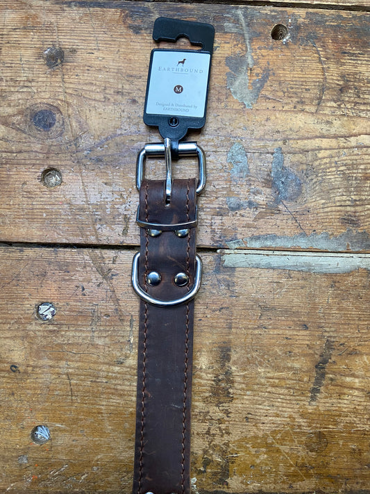 Earthbound, Ox Leather Collar, Brown