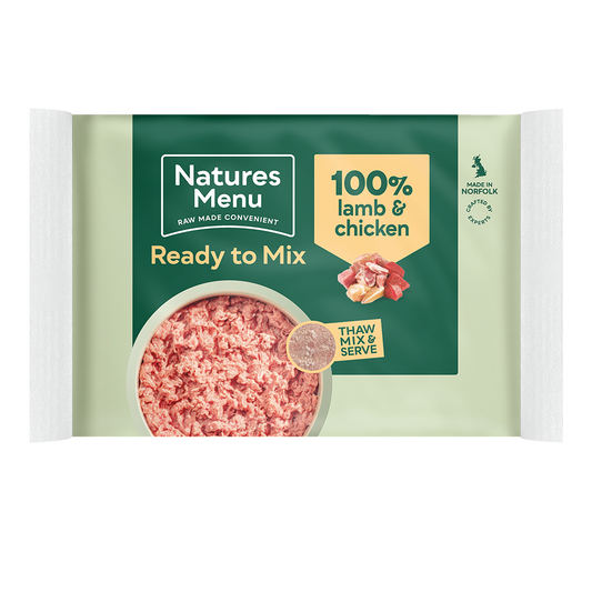 Natures Menu, Raw Mince, Lamb & Chicken