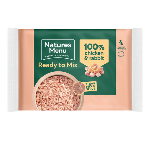 Natures Menu, Raw Mince, Chicken & Rabbit