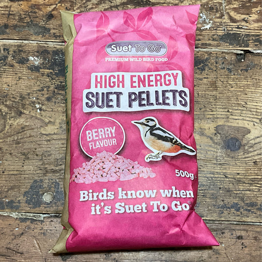 Suet To Go, High Energy Suet Pellets, Berry, 500g